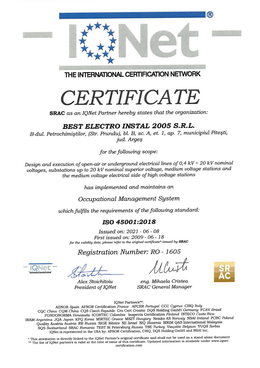 SR EN ISO 9001 : 2015